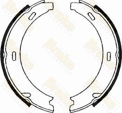 Brake Engineering SH2491 - Комплект тормозов, ручник, парковка autodif.ru