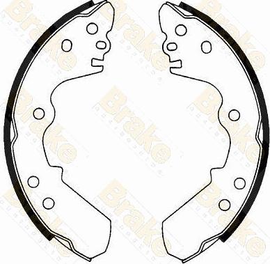 Brake Engineering SH2367 - Комплект тормозных колодок, барабанные autodif.ru