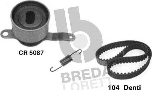 Breda Lorett KCD0176 - Комплект зубчатого ремня ГРМ autodif.ru