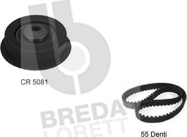 Breda Lorett KCD0218 - Комплект зубчатого ремня ГРМ autodif.ru