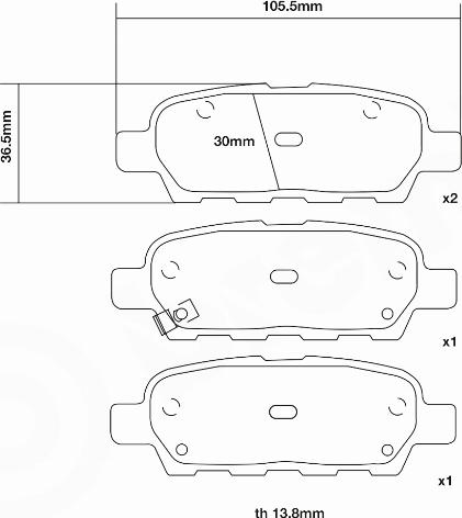 Brembo 07.B315.87 - Комплект высокоэффективных тормозных колодок autodif.ru