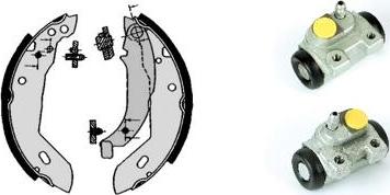 Brembo H 61 059 - Комплект тормозных колодок, барабанные autodif.ru