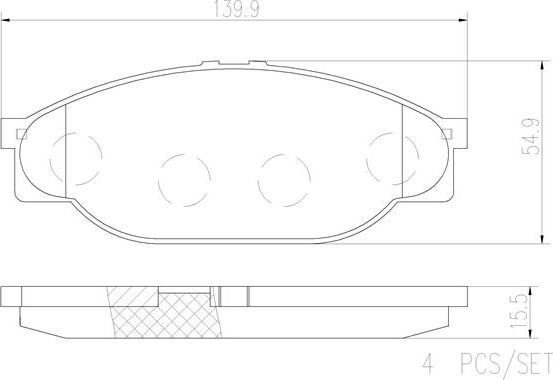 Brembo P83023N - Тормозные колодки, дисковые, комплект autodif.ru