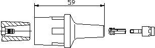 Bremi 13551 - BR-13551_наконечник провода высоковольтного!- MB W202-W124-W210-W140-Vito-Sprinter 1.8-3.6 88-06 autodif.ru