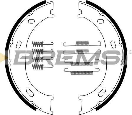 Bremsi GF0306-1 - Комплект тормозов, ручник, парковка autodif.ru