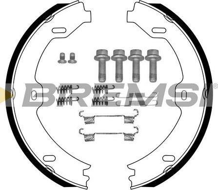 Bremsi GF0312-1 - Комплект тормозов, ручник, парковка autodif.ru