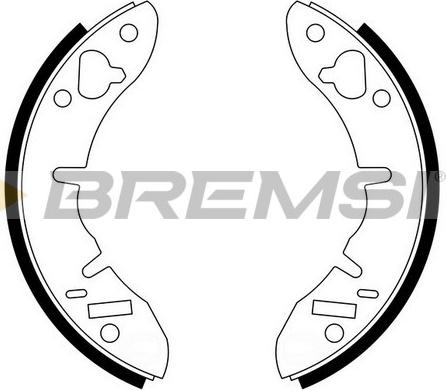 Bremsi GF0262 - Комплект тормозных колодок, барабанные autodif.ru