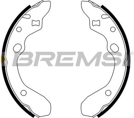 Bremsi GF0789 - Комплект тормозных колодок, барабанные autodif.ru