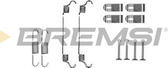 Bremsi SK0019 - Комплектующие, барабанный тормозной механизм autodif.ru