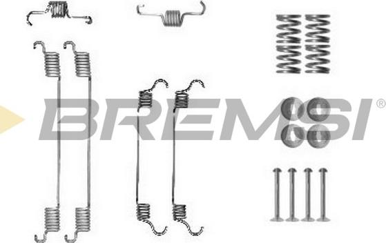 Bremsi SK0034 - Комплектующие, барабанный тормозной механизм autodif.ru