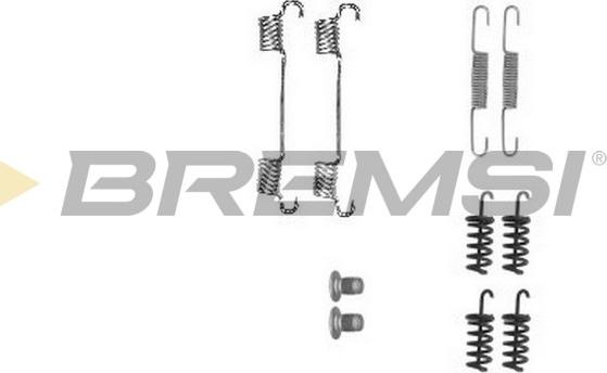 Bremsi SK0874 - Комплектующие, барабанный тормозной механизм autodif.ru