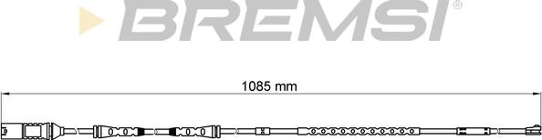 Bremsi WI0677 - Сигнализатор, износ тормозных колодок autodif.ru