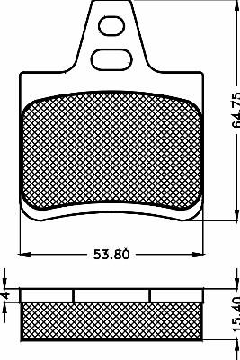 BSF 10451 - Тормозные колодки, дисковые, комплект autodif.ru