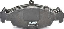 BSG BSG 65-200-009 - Тормозные колодки, дисковые, комплект autodif.ru