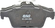BSG BSG 65-200-003 - Тормозные колодки, дисковые, комплект autodif.ru