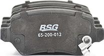 BSG BSG 65-200-012 - Тормозные колодки, дисковые, комплект autodif.ru