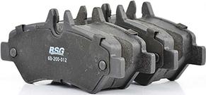 BSG BSG 60-200-012 - Тормозные колодки, дисковые, комплект autodif.ru