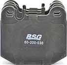 BSG BSG 60-200-030 - Тормозные колодки, дисковые, комплект autodif.ru