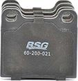 BSG BSG 60-200-021 - Тормозные колодки, дисковые, комплект autodif.ru