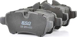 BSG BSG 15-200-033 - Тормозные колодки, дисковые, комплект autodif.ru