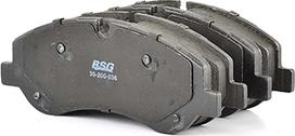 BSG BSG 30-200-036 - Тормозные колодки, дисковые, комплект autodif.ru