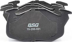BSG BSG 70-200-001 - Тормозные колодки, дисковые, комплект autodif.ru