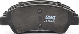 BSG BSG 70-200-011 - Тормозные колодки, дисковые, комплект autodif.ru