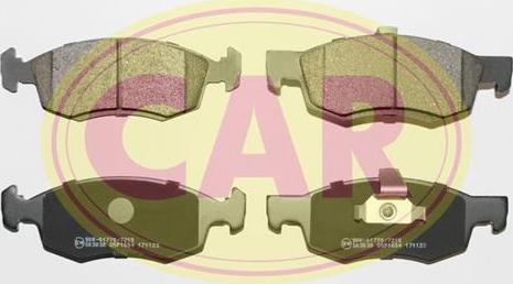 CAR PNT4561 - Тормозные колодки, дисковые, комплект autodif.ru