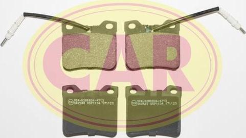 CAR PNT4311 - Тормозные колодки, дисковые, комплект autodif.ru