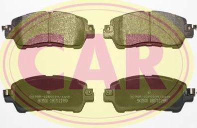 CAR PNT0991 - Тормозные колодки, дисковые, комплект autodif.ru