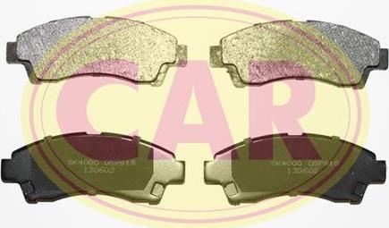 CAR PNT818 - Тормозные колодки, дисковые, комплект autodif.ru