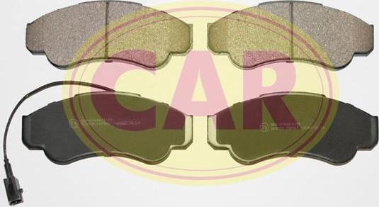 CAR PNT769 - Тормозные колодки, дисковые, комплект autodif.ru