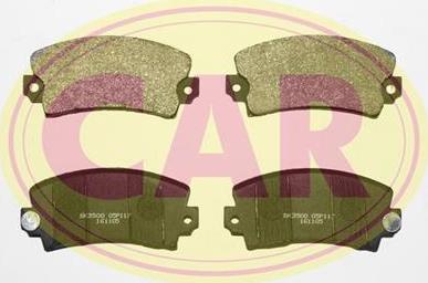 CAR PNT711 - Тормозные колодки, дисковые, комплект autodif.ru
