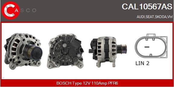 Casco CAL10567AS - Генератор autodif.ru