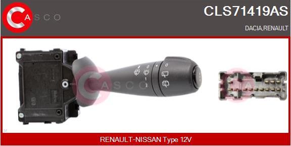 Casco CLS71419AS - Выключатель на рулевой колонке autodif.ru