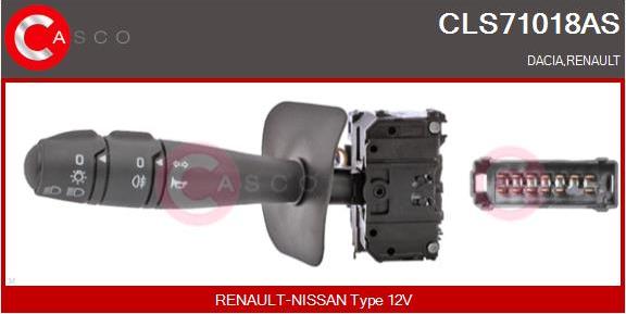 Casco CLS71018AS - Выключатель на рулевой колонке autodif.ru