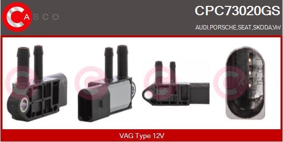 Casco CPC73020GS - Преобразователь давления, управление ОГ autodif.ru