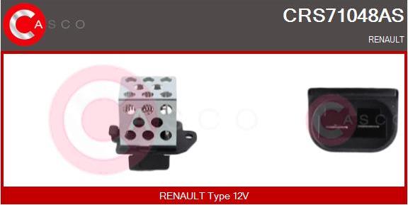 Casco CRS71048AS - Дополнительный резистор, электромотор - вентилятор радиатора autodif.ru