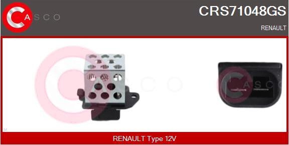 Casco CRS71048GS - Дополнительный резистор, электромотор - вентилятор радиатора autodif.ru