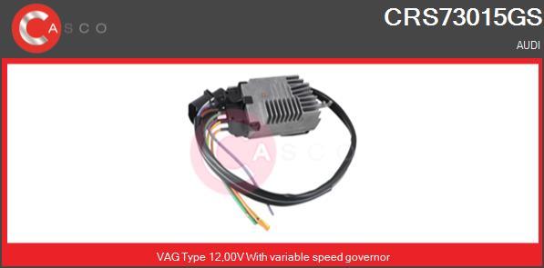 Casco CRS73015GS - Дополнительный резистор, электромотор - вентилятор радиатора autodif.ru