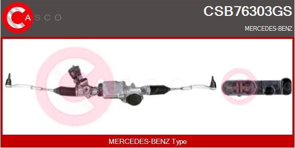 Casco CSB76303GS - Рулевой механизм, рейка autodif.ru