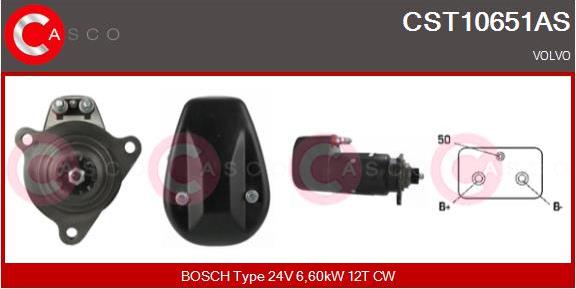 Casco CST10651AS - Стартер autodif.ru