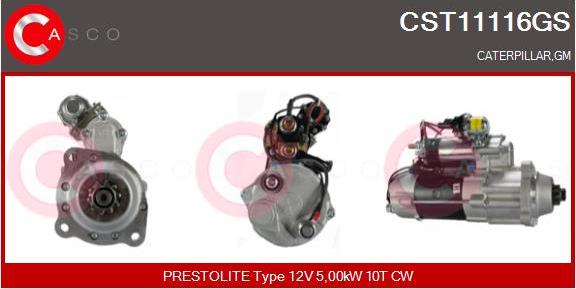 Casco CST11116GS - Стартер autodif.ru