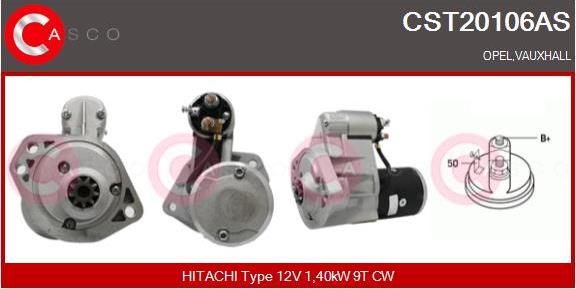 Casco CST20106AS - Стартер autodif.ru