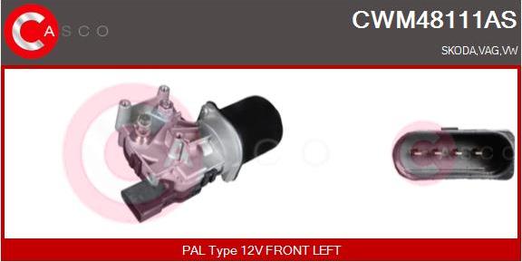 Casco CWM48111AS - Двигатель стеклоочистителя autodif.ru
