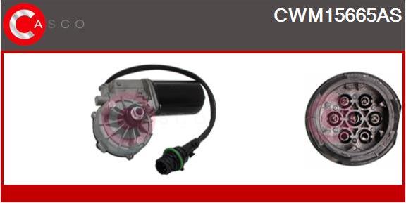 Casco CWM15665AS - Двигатель стеклоочистителя autodif.ru