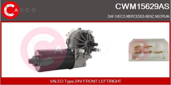 Casco CWM15629AS - Двигатель стеклоочистителя autodif.ru