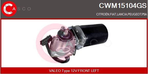 Casco CWM15104GS - Двигатель стеклоочистителя autodif.ru