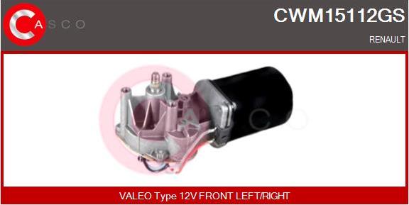 Casco CWM15112GS - Двигатель стеклоочистителя autodif.ru