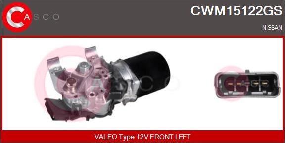 Casco CWM15122GS - Двигатель стеклоочистителя autodif.ru